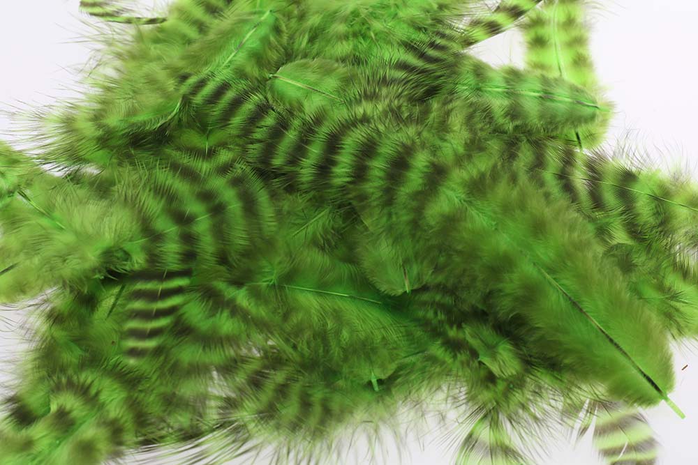 Bløde Hackles - Grizzly Chartreuse fra Hareline
