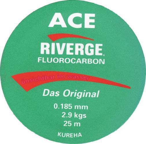 Riverge Ace Fluocarbon 25m - Stærk fiskeline til dit udstyr