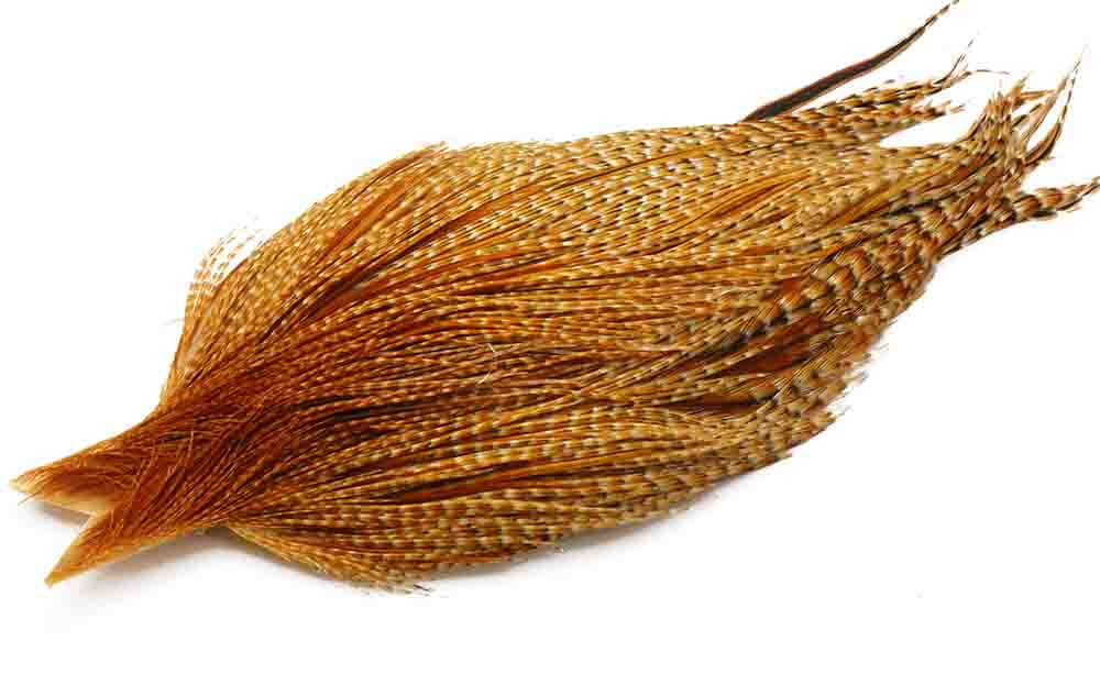 (Gold Grade) Whiting Red Label Tørflue - Barred Dark Ginger