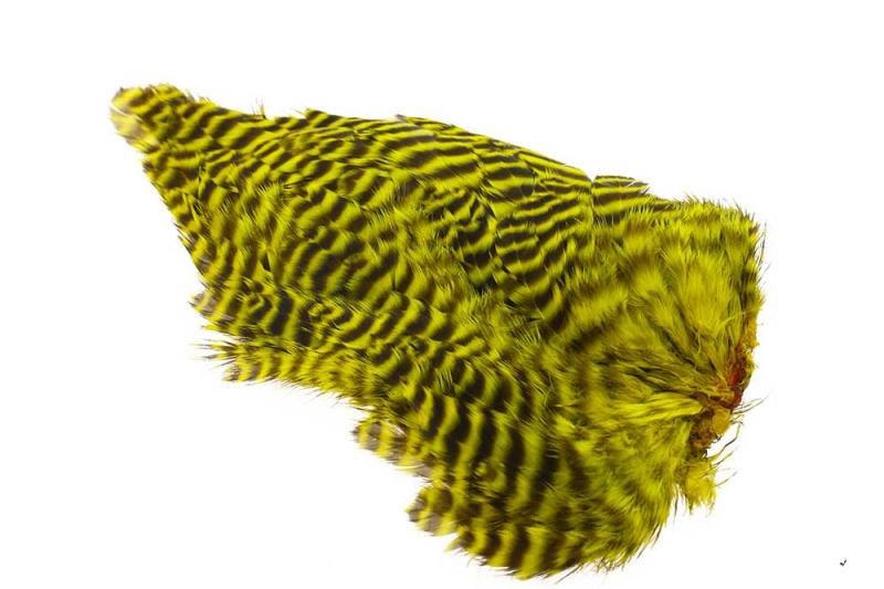 Bløde Hackles - Grizzly Yellow fra Hareline