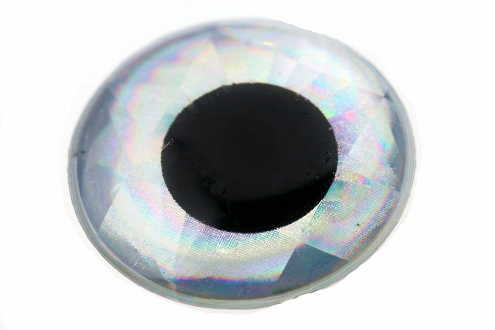 3D Epoxy Øjne - Sølv fra Ftm til Fiskeri
