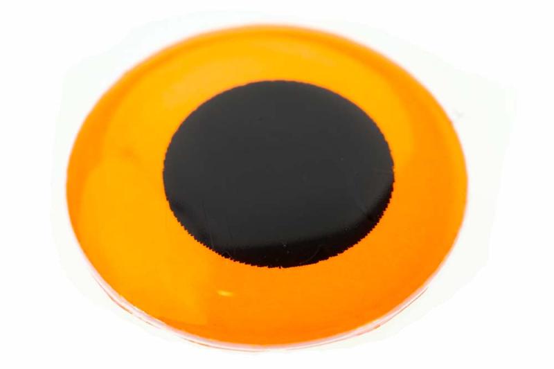 3D Epoxy Øjne - Fl. Orange fra Ftm