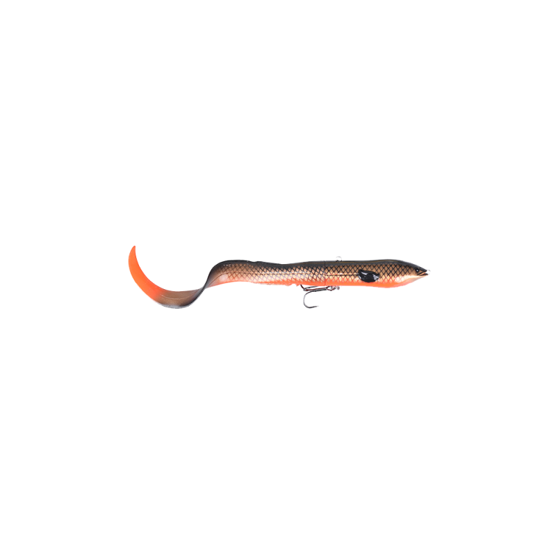 Savage Gear 3D Hard Eel Tail Agn - Rød Kobber Sort