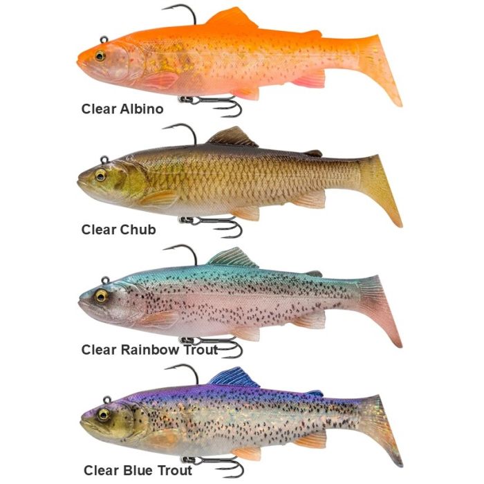 4d Trout Rattle Shad Fast Sinking fra Savage Gear