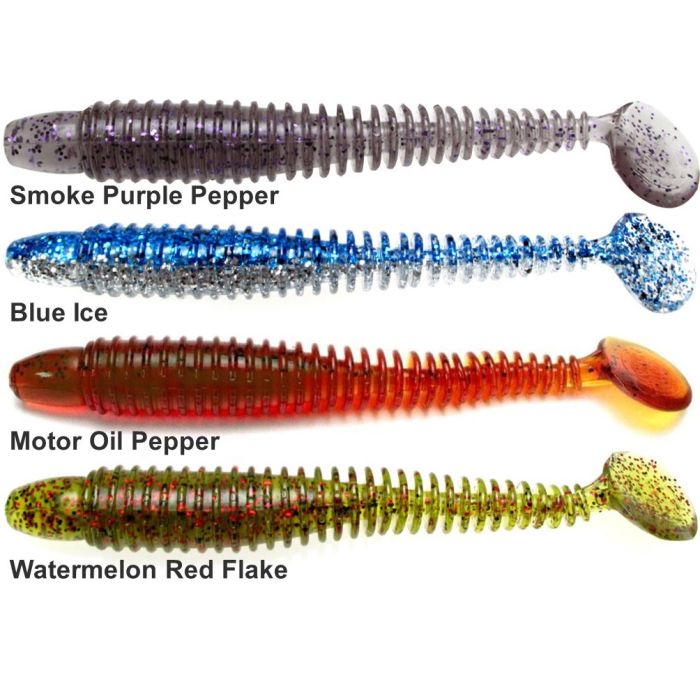 Lunker City Swimmin' Ribster 4' fra