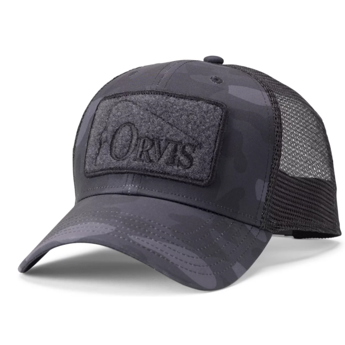 1971 Camo Trucker Cap Blackout Camo fra Orvis