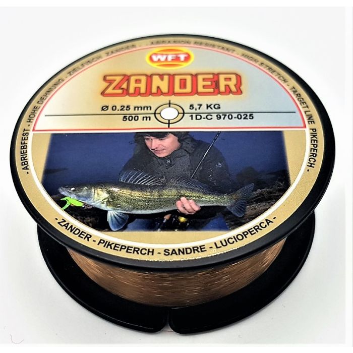 Zander 0,25mm 500m Brun fra Wft
