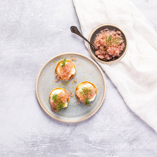 Blinis Med Stenbiderrogn   Digital Opskrift fra Master