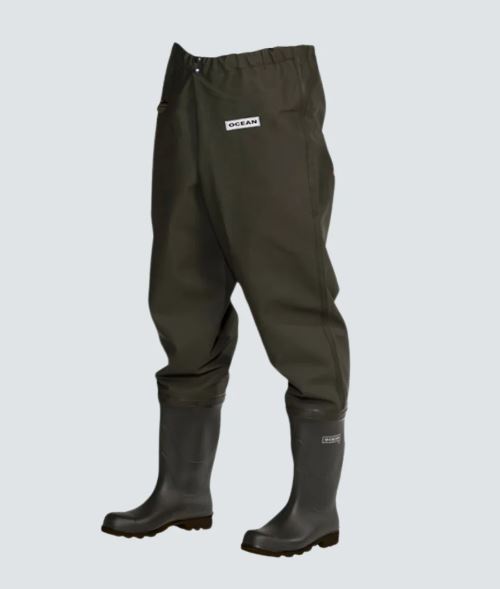 Ocean Pvc Waist Waders   42 fra Almas Park & Fritid